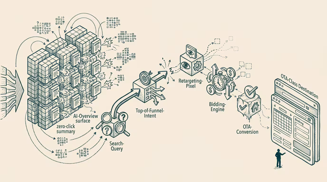 AI Overviews don't kill clicks. They kill the attribution chain that monetized the click — by Thomas Jankowski, aided by AI