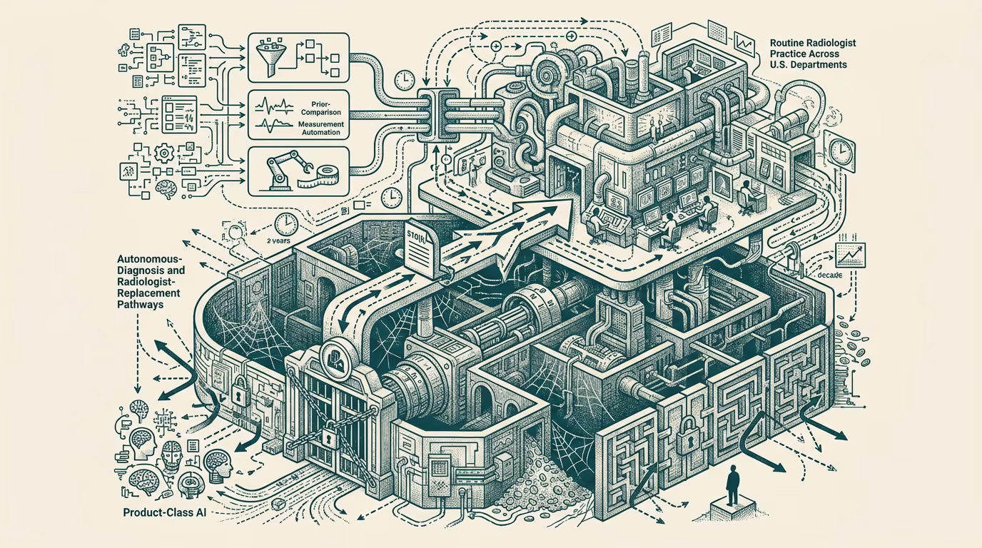 AI radiology is real. AI-in-radiology-as-product is mostly not. The FDA data explains the gap — by Thomas Jankowski, aided by AI
