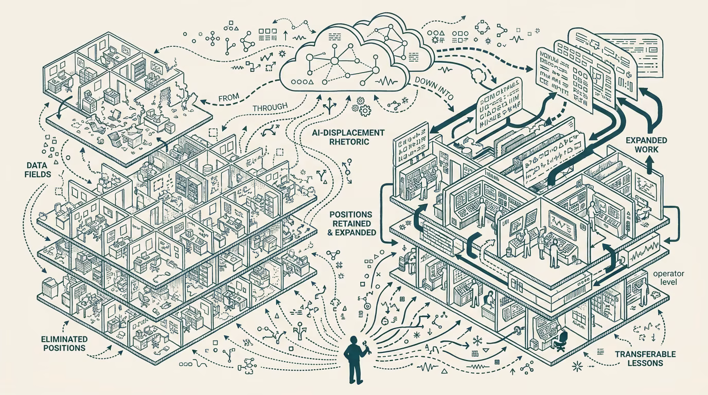 DOGE is the largest public-sector AI displacement test in history. The operator lessons are transferable — by Thomas Jankowski, aided by AI