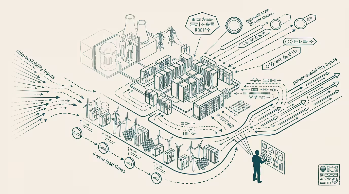 Energy is the new chip. The grid is the four-year overhang — by Thomas Jankowski, aided by AI