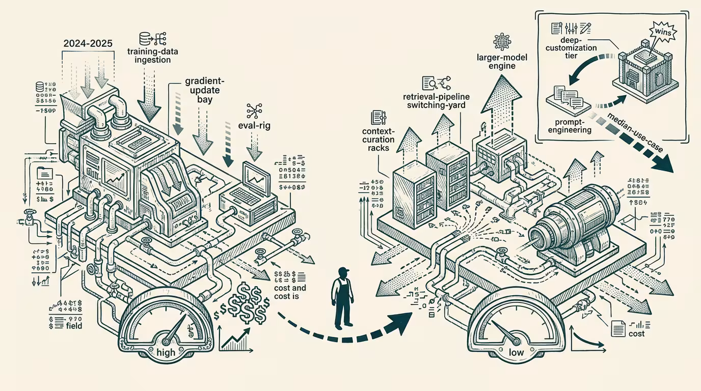 The fine-tune is dead. Long live the prompt engineer — by Thomas Jankowski, aided by AI