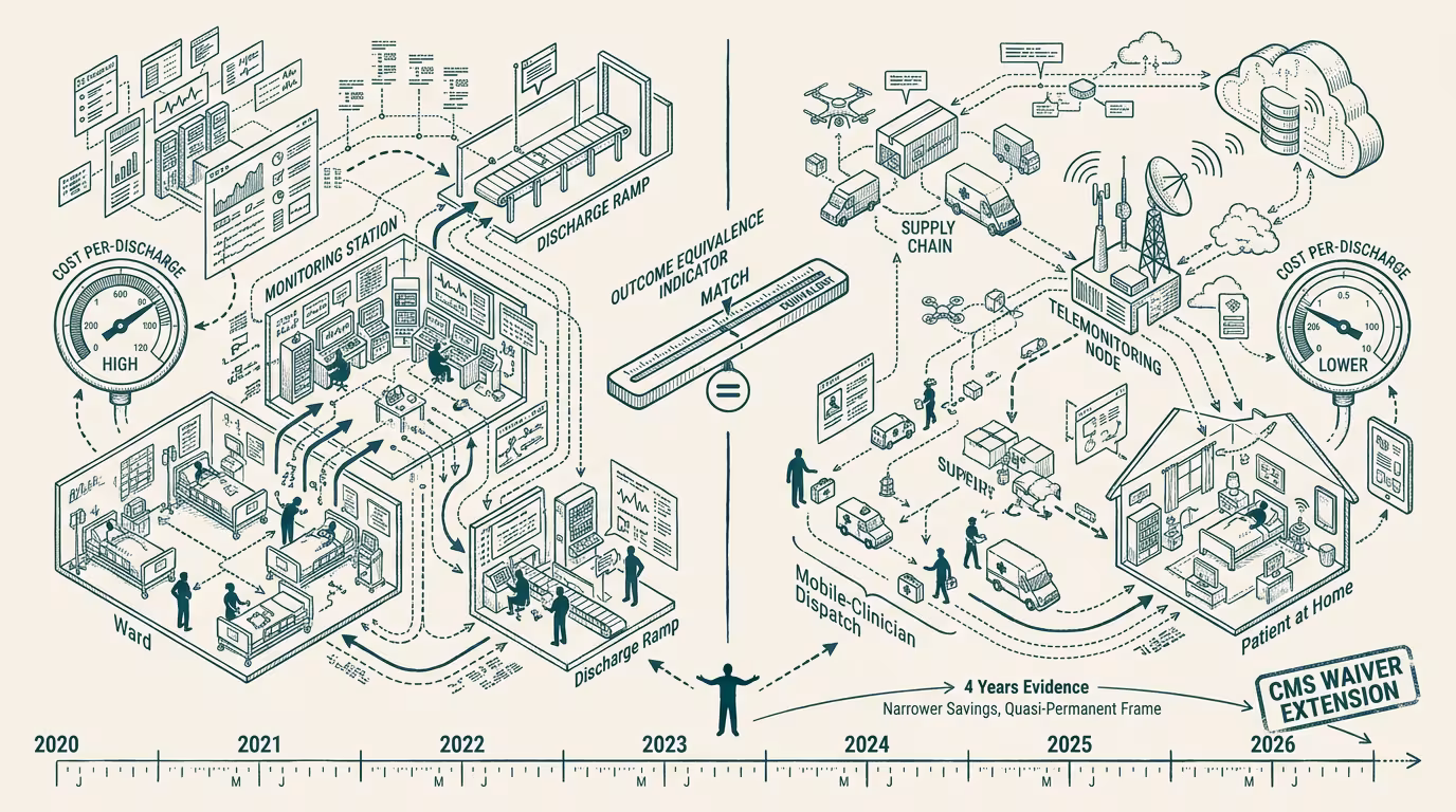 The hospital-at-home pilot data, four years in — by Thomas Jankowski, aided by AI